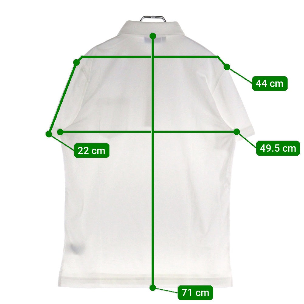 J.LINDEBERG(ジェイリンドバーグ) スリムフィット 半袖ポロシャツ ホワイト