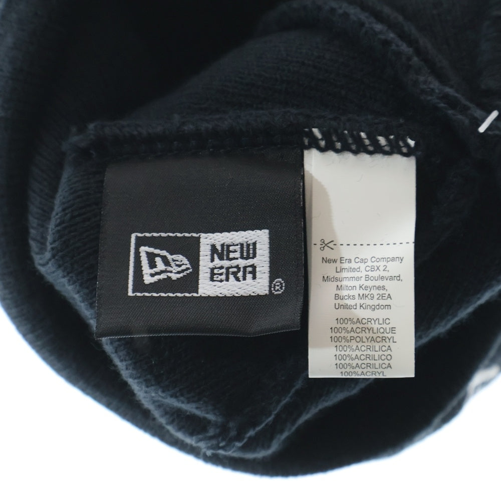 NEW ERA(ニューエラ) ロゴ ニット帽 ビーニー ブラック
