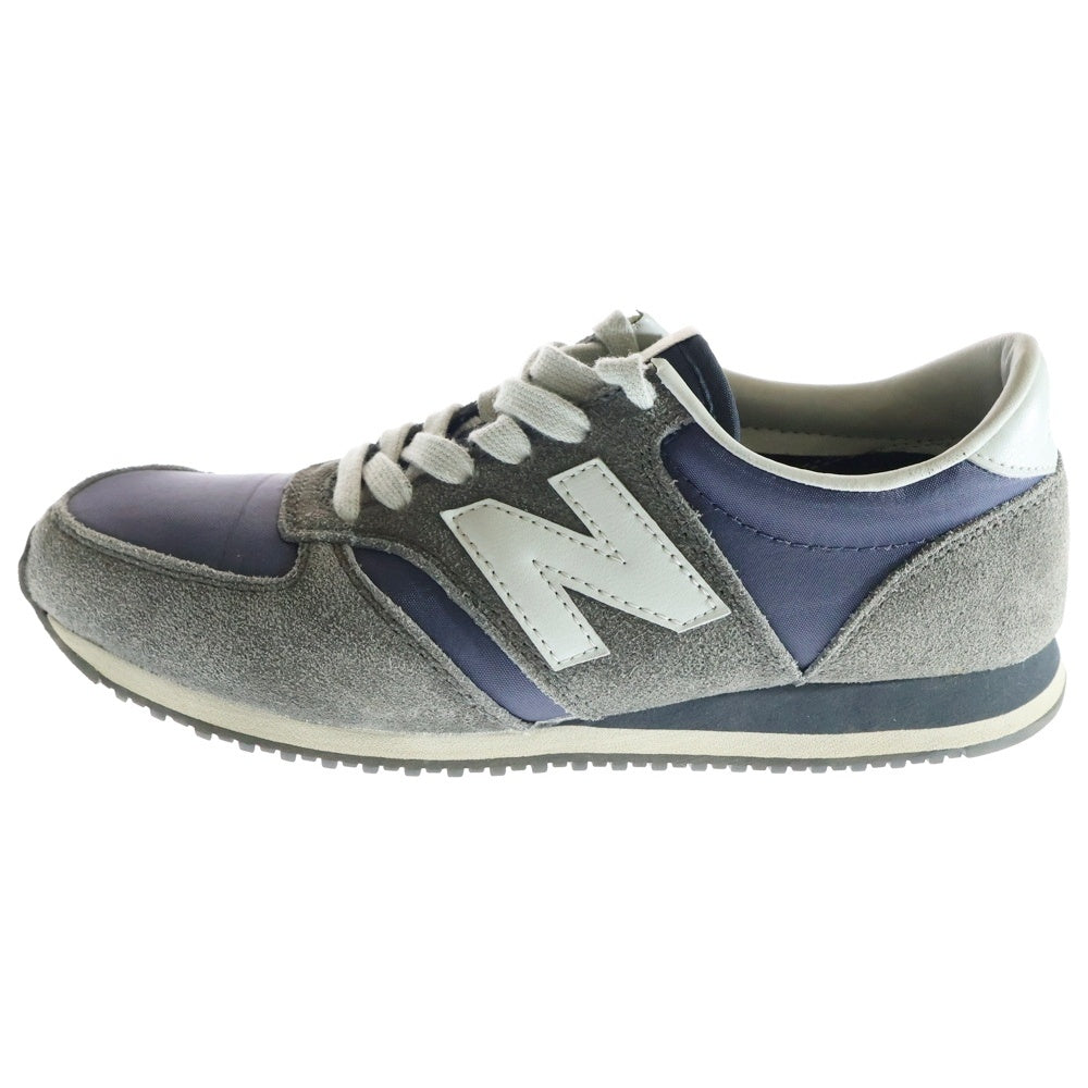 New Balance(ニューバランス) U420MAR スウェードレザー ローカットスニーカー グレー/ネイビー