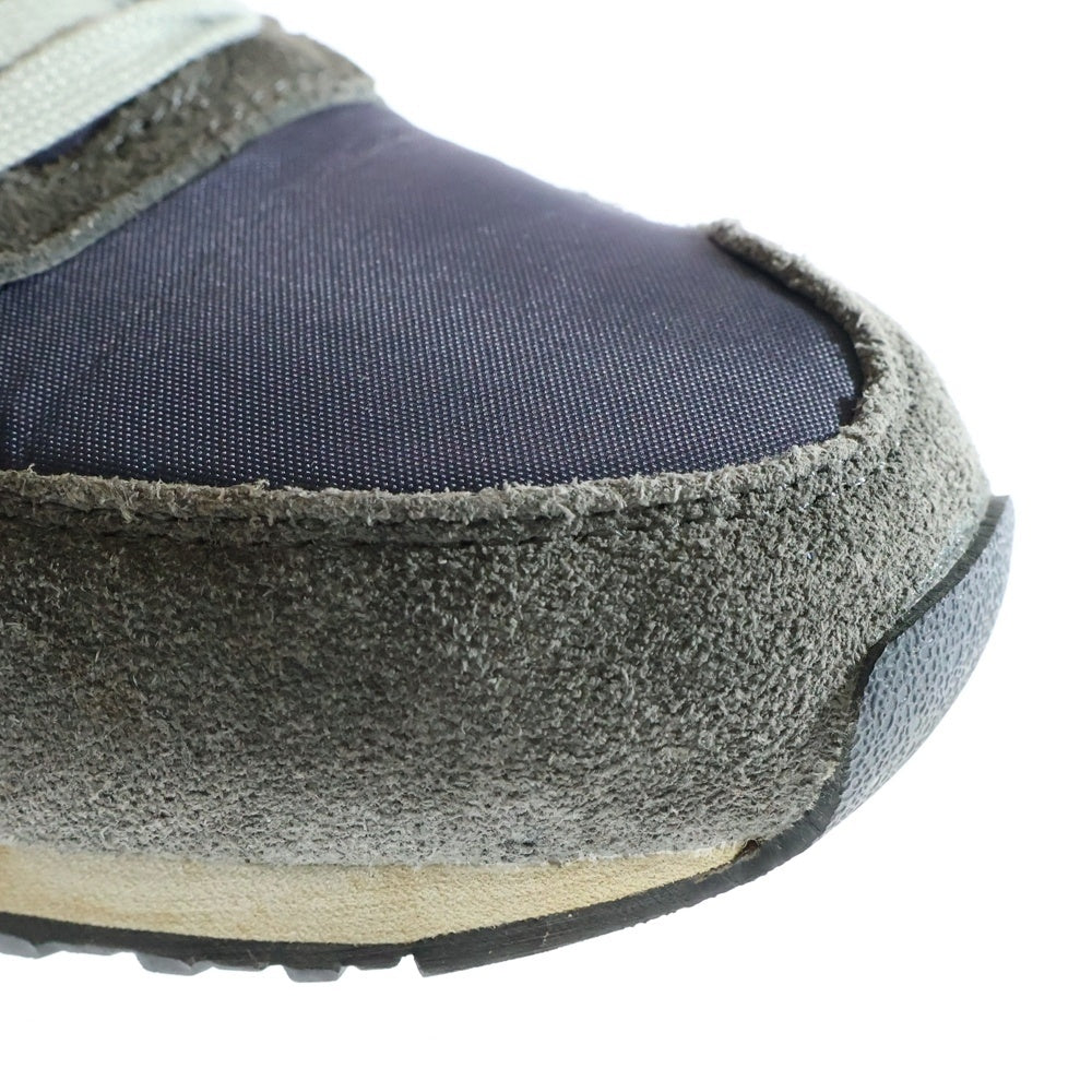 New Balance(ニューバランス) U420MAR スウェードレザー ローカットスニーカー グレー/ネイビー