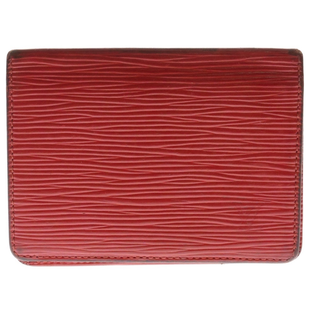 LOUIS VUITTON(ルイヴィトン) ポルト2カルトヴェルティカル エピ レザー カード パスケース カスティリアンレッド M6320E