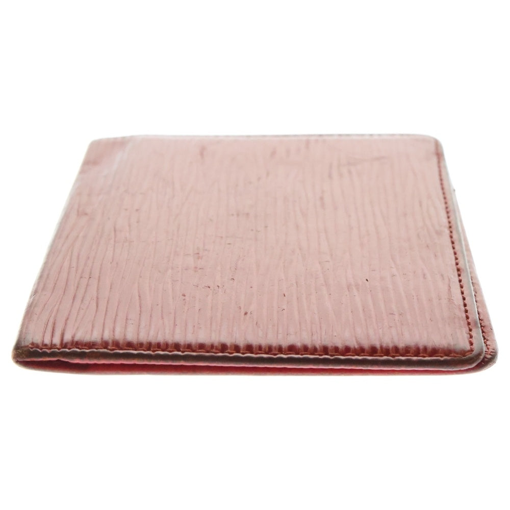 LOUIS VUITTON(ルイヴィトン) ポルト2カルトヴェルティカル エピ レザー カード パスケース カスティリアンレッド M6320E