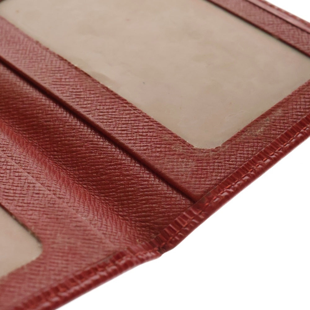LOUIS VUITTON(ルイヴィトン) ポルト2カルトヴェルティカル エピ レザー カード パスケース カスティリアンレッド M6320E