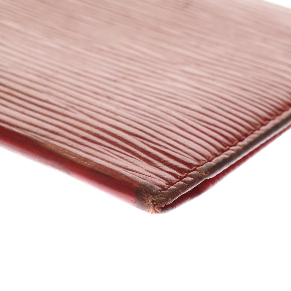 LOUIS VUITTON(ルイヴィトン) ポルト2カルトヴェルティカル エピ レザー カード パスケース カスティリアンレッド M6320E