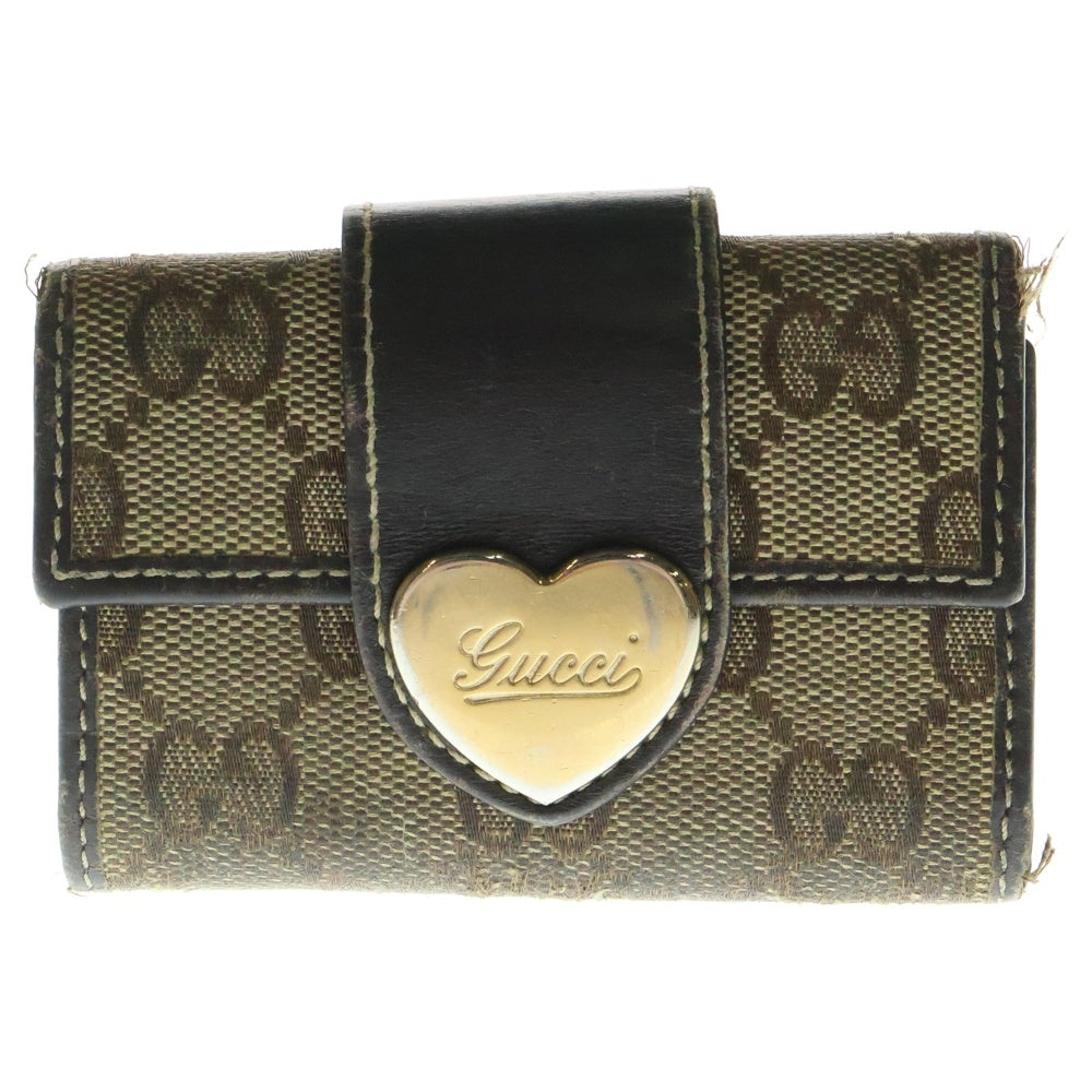 アウトレット 価格 GUCCI キーケース ハート ダブルG ハートシェイプ