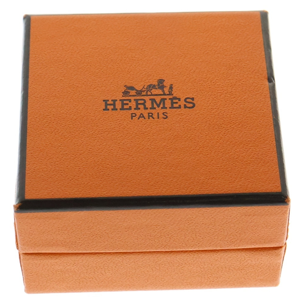 HERMES(エルメス) カージュドアッシュ Hキューブ ピアス イヤーアクセサリー ピンク×GP ゴールド