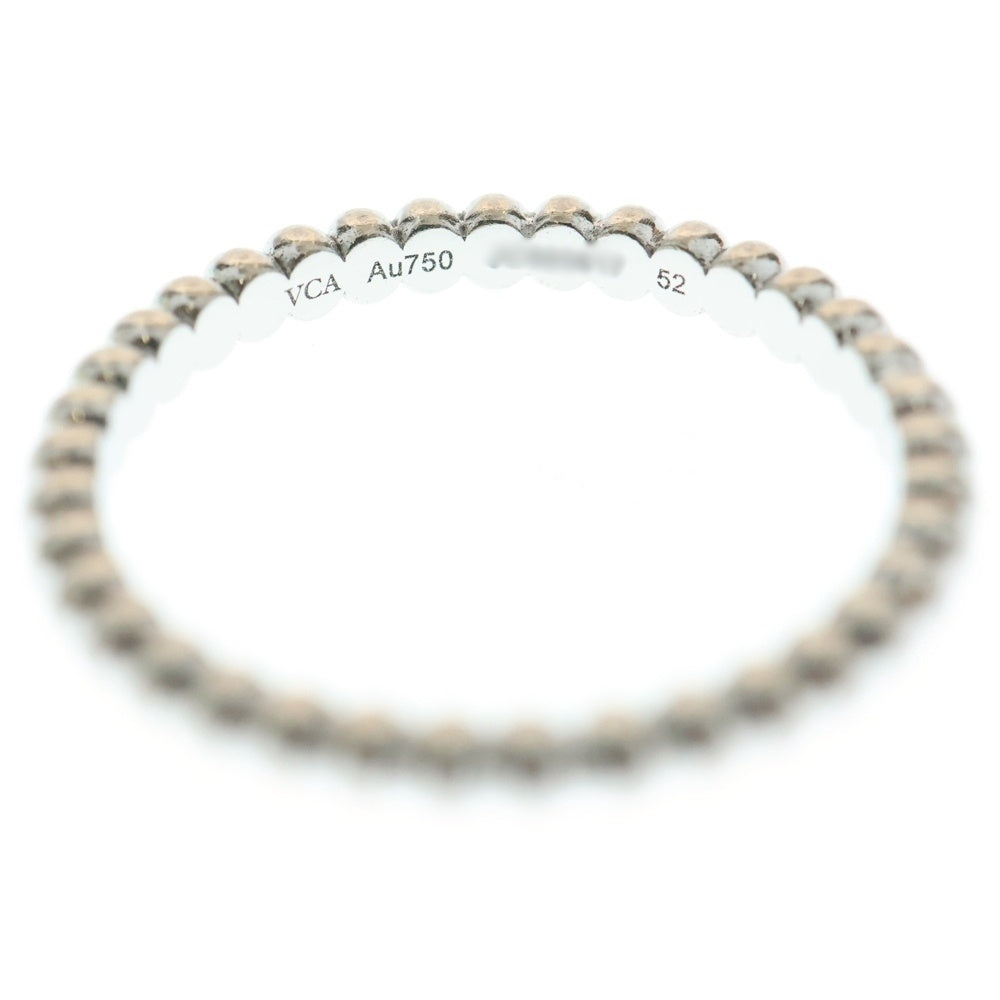 Van Cleef & Arpels(ヴァンクリーフアンドアーペル) ペルレ スモール リング ホワイトゴールド K18WG #52 VCARPJME00 指輪 ジュエリー アクセサリー