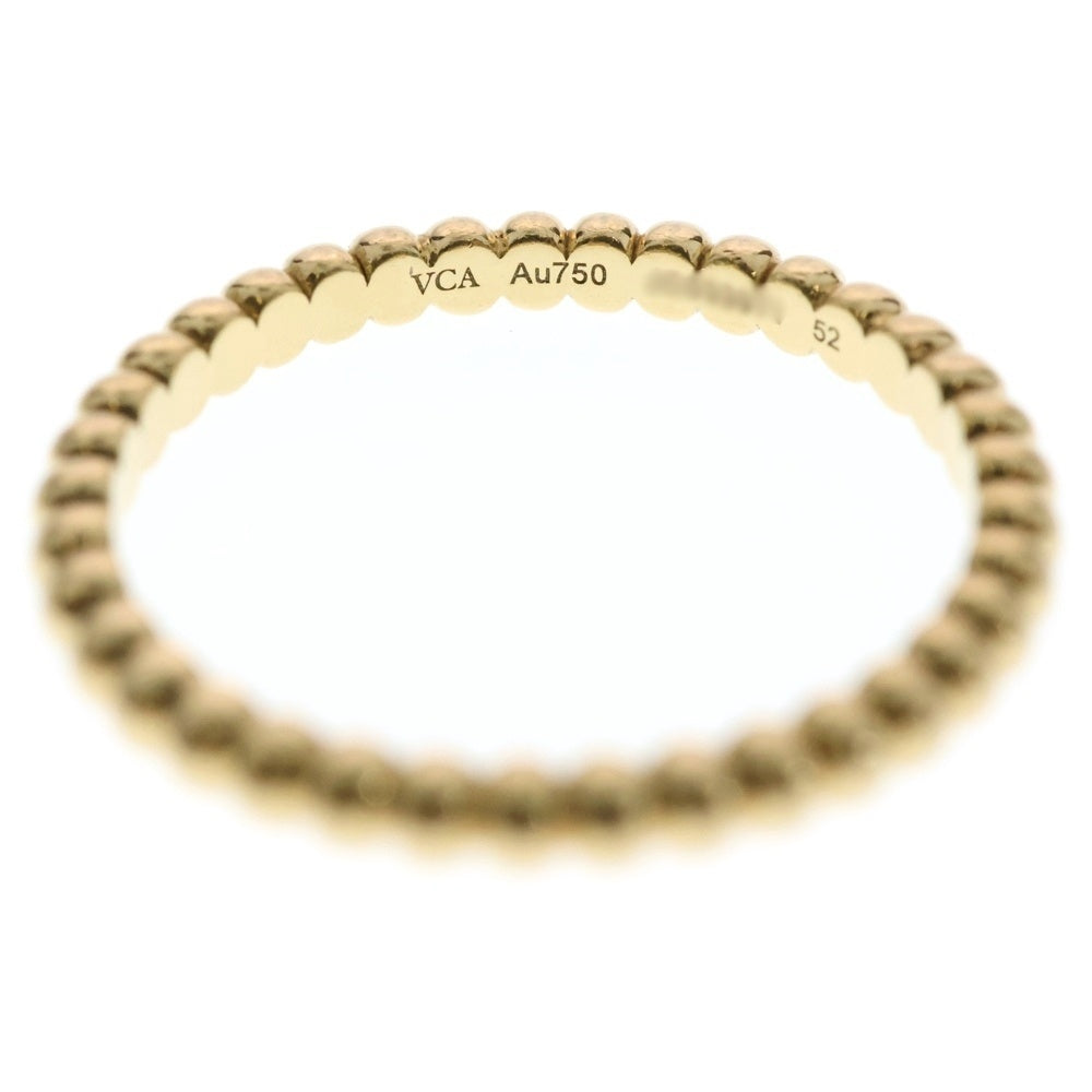 Van Cleef & Arpels(ヴァンクリーフアンドアーペル) ペルレ スモール リン イエローゴールド K18YG #52 VCARPJMG00 指輪 ジュエリー アクセサリー