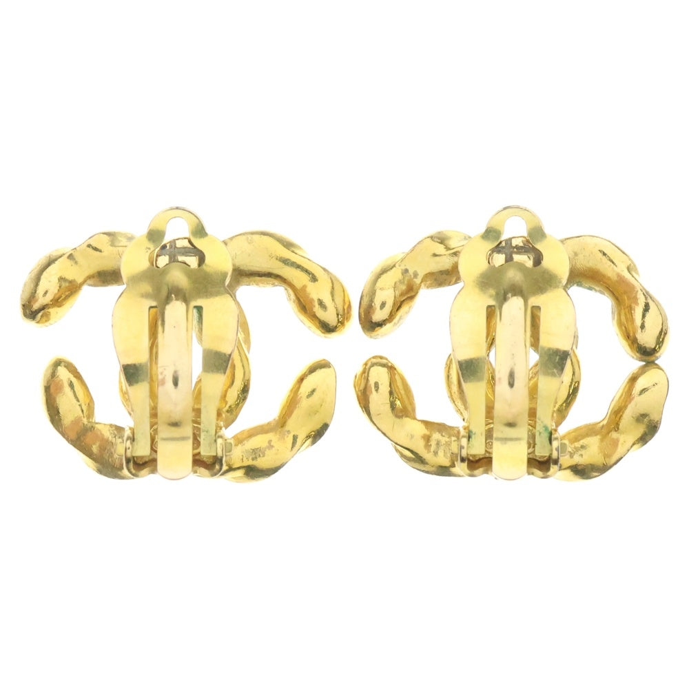 CHANEL(シャネル) ココマーク イヤリング イヤーアクセサリー レッド×ゴールド GP 02P