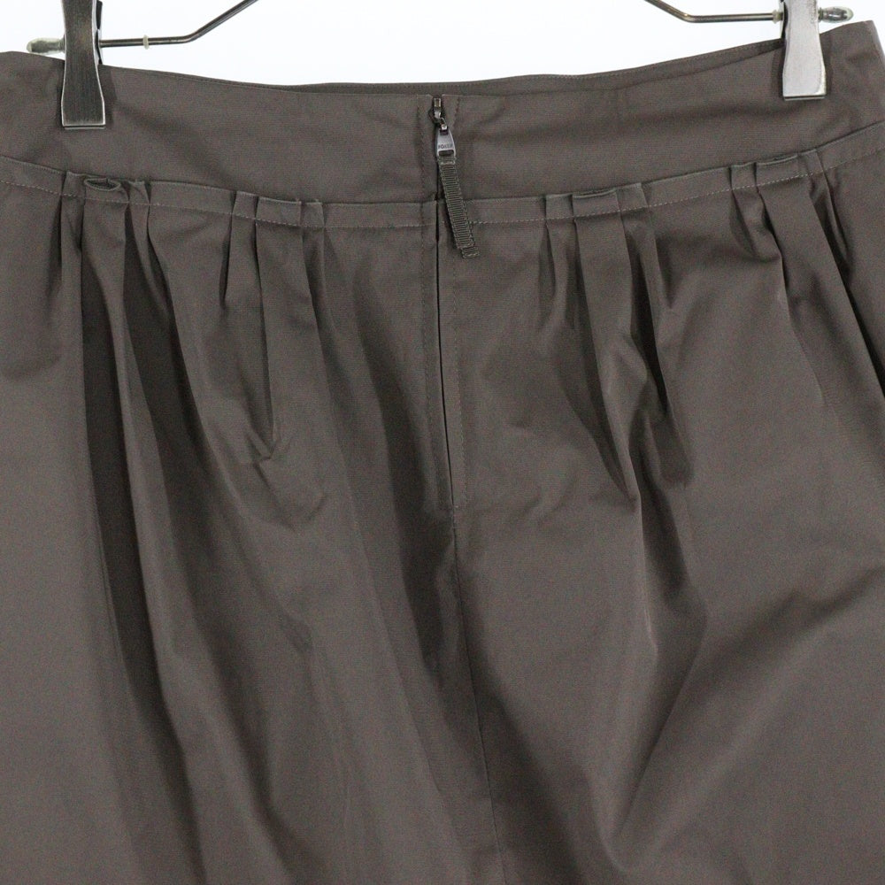 FOXEY(フォクシー) ギャザーデザイン フレア ミニスカート ブラウン レディース