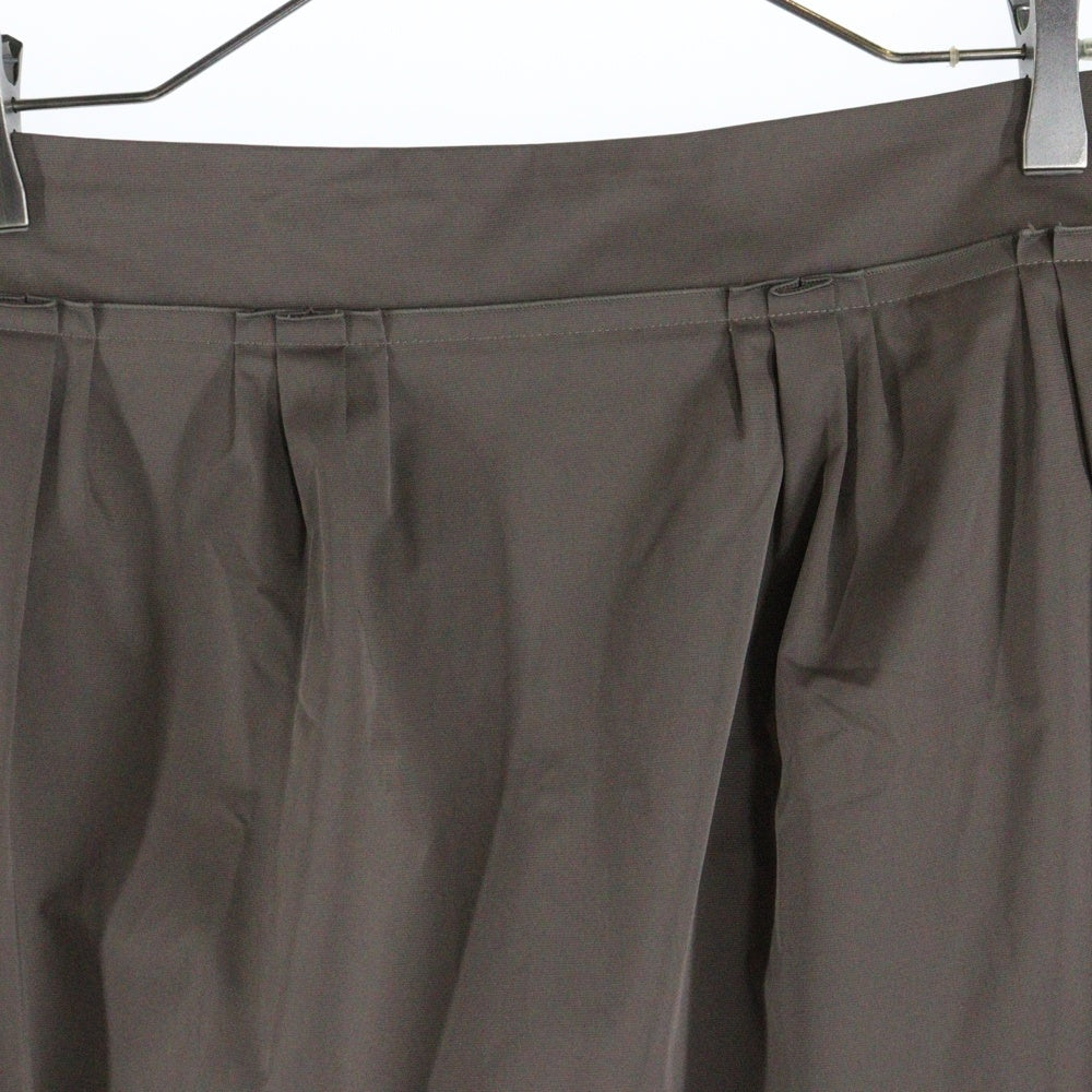 FOXEY(フォクシー) ギャザーデザイン フレア ミニスカート ブラウン レディース