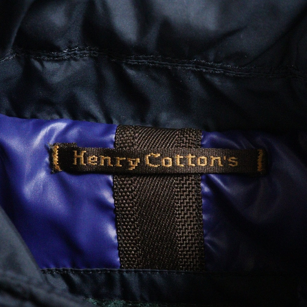 HENRY COTTON'S(ヘンリーコットンズ) キルティングダウンジャケット ネイビー 48