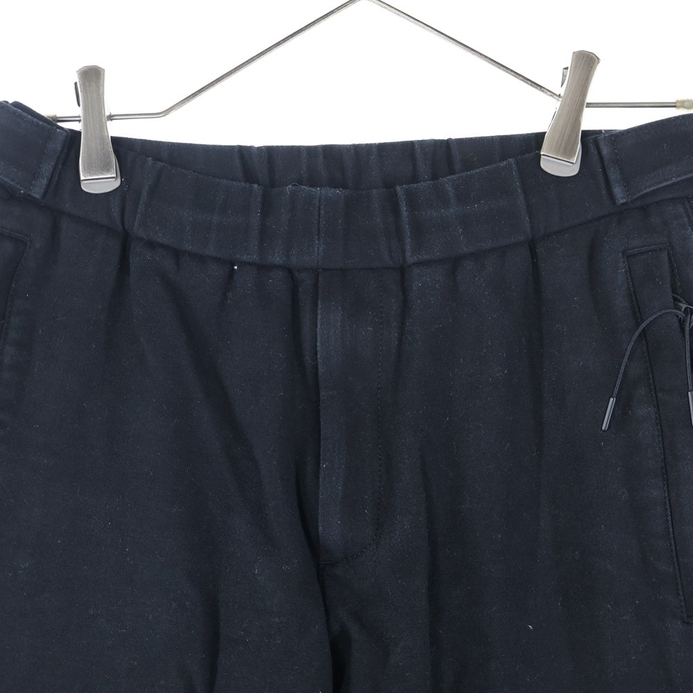 MONCLER(モンクレール) 21AW サイドジップ コットン ジョガーパンツ ブラック G20912A00023