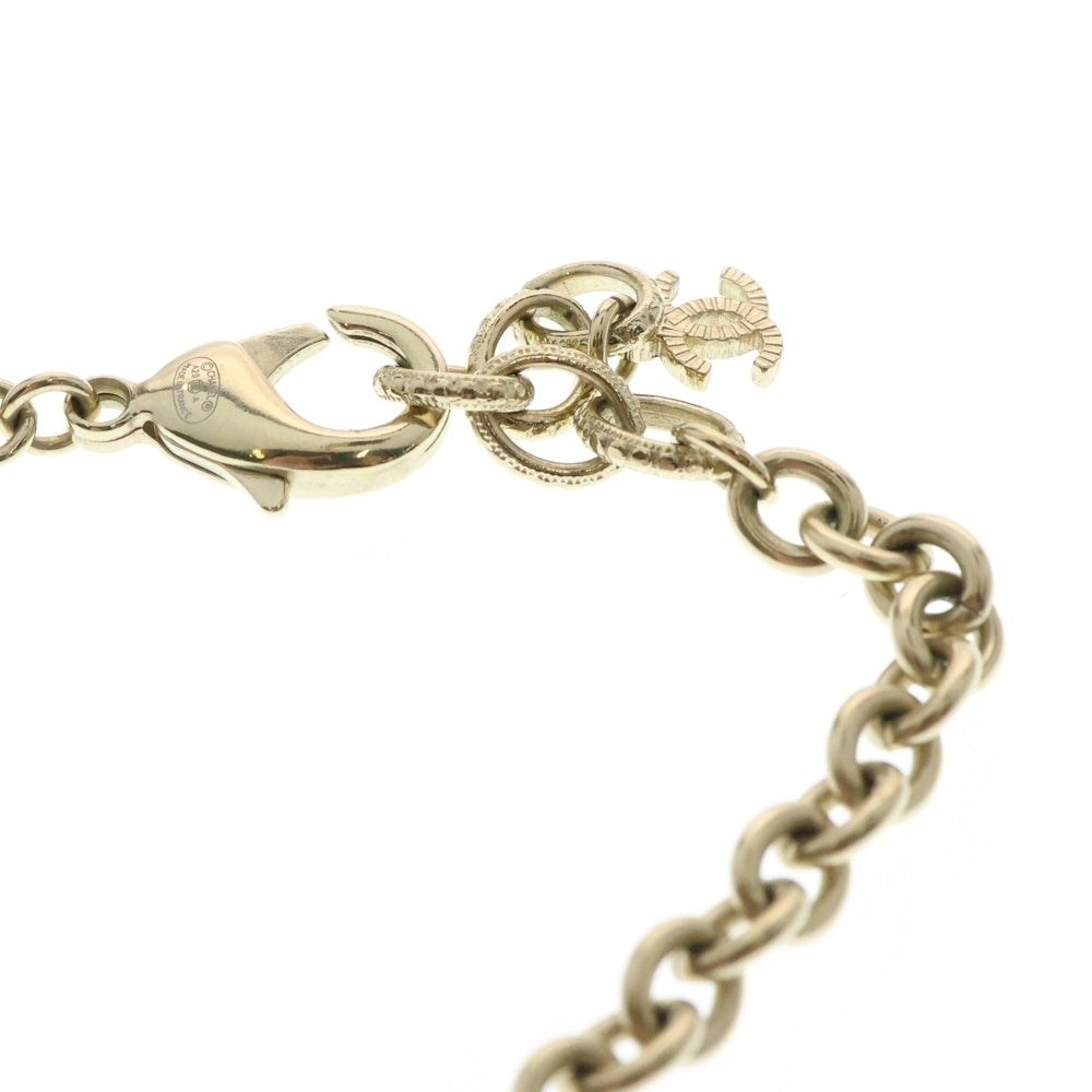 CHANEL(シャネル) 香水モチーフ パール ネックレス ペンダント チェーン ゴールド A20A