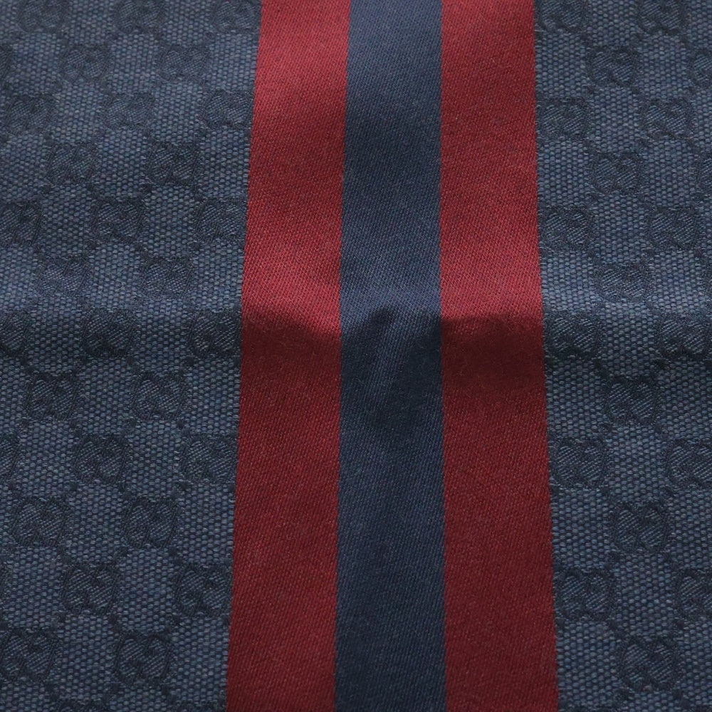 GUCCI(グッチ) ストール マフラー ブルー ウール 147351