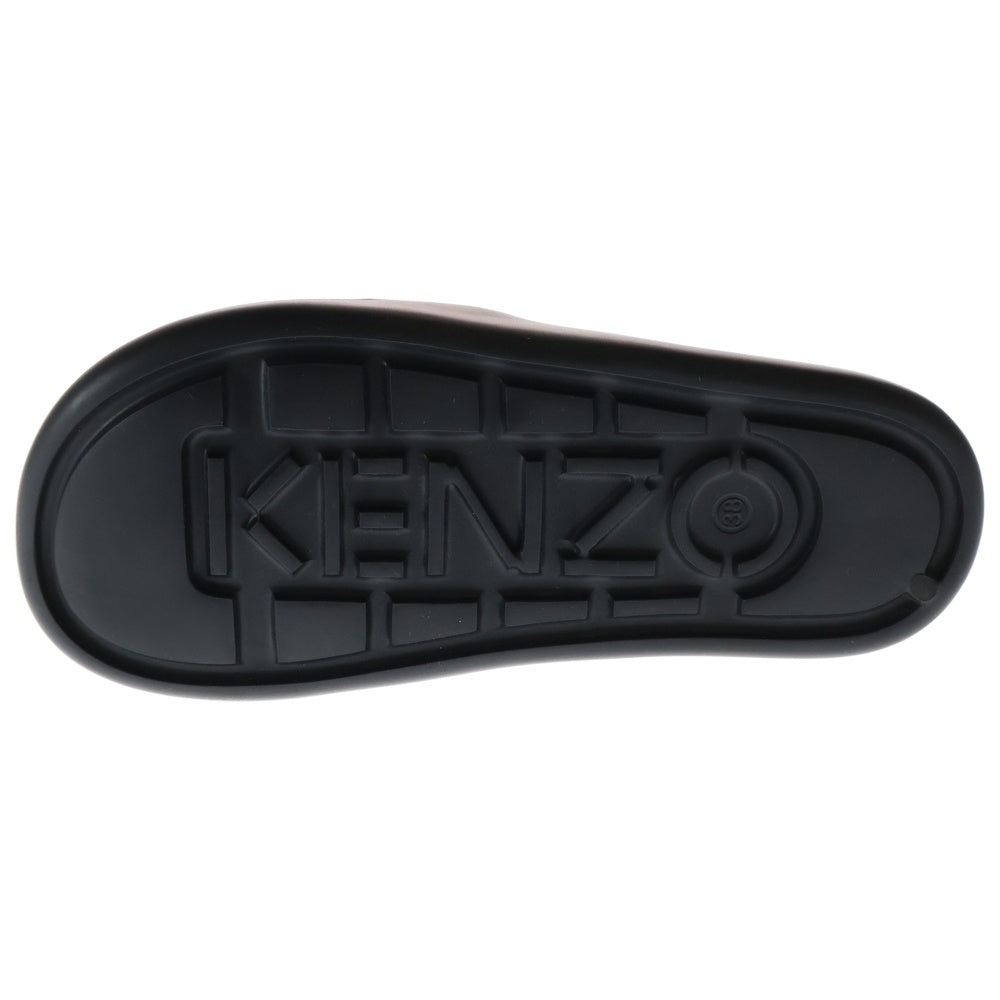 KENZO(ケンゾー) フラワーロゴ ラバー フラットサンダル ベナッシ シューズ ブラック 〇