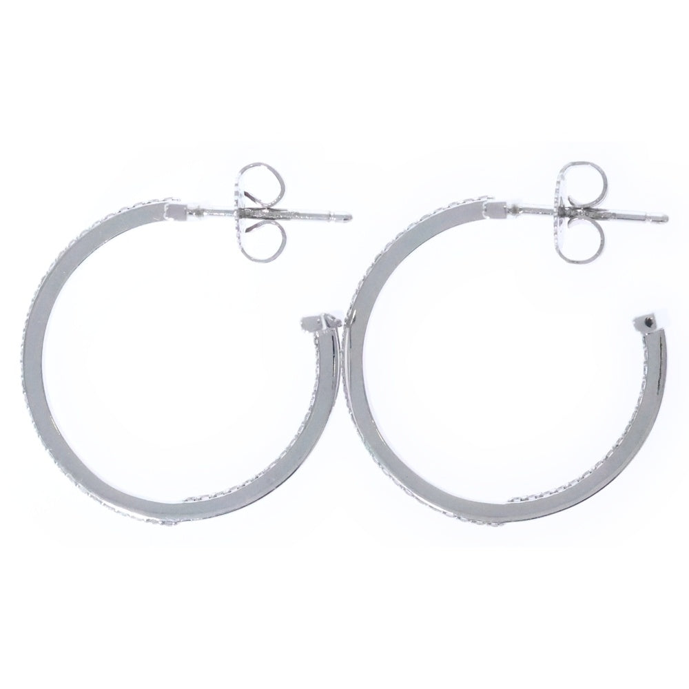 TIFFANY&Co(ティファニー) Tワイヤー ダイヤフープピアス K18 Au750 WG ホワイトゴールド