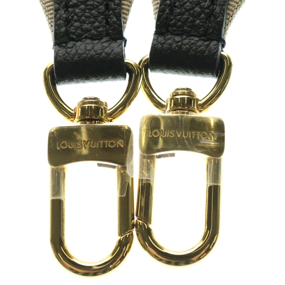 LOUIS VUITTON(ルイヴィトン) ジャガードロゴ ショルダーストラップ ブラック