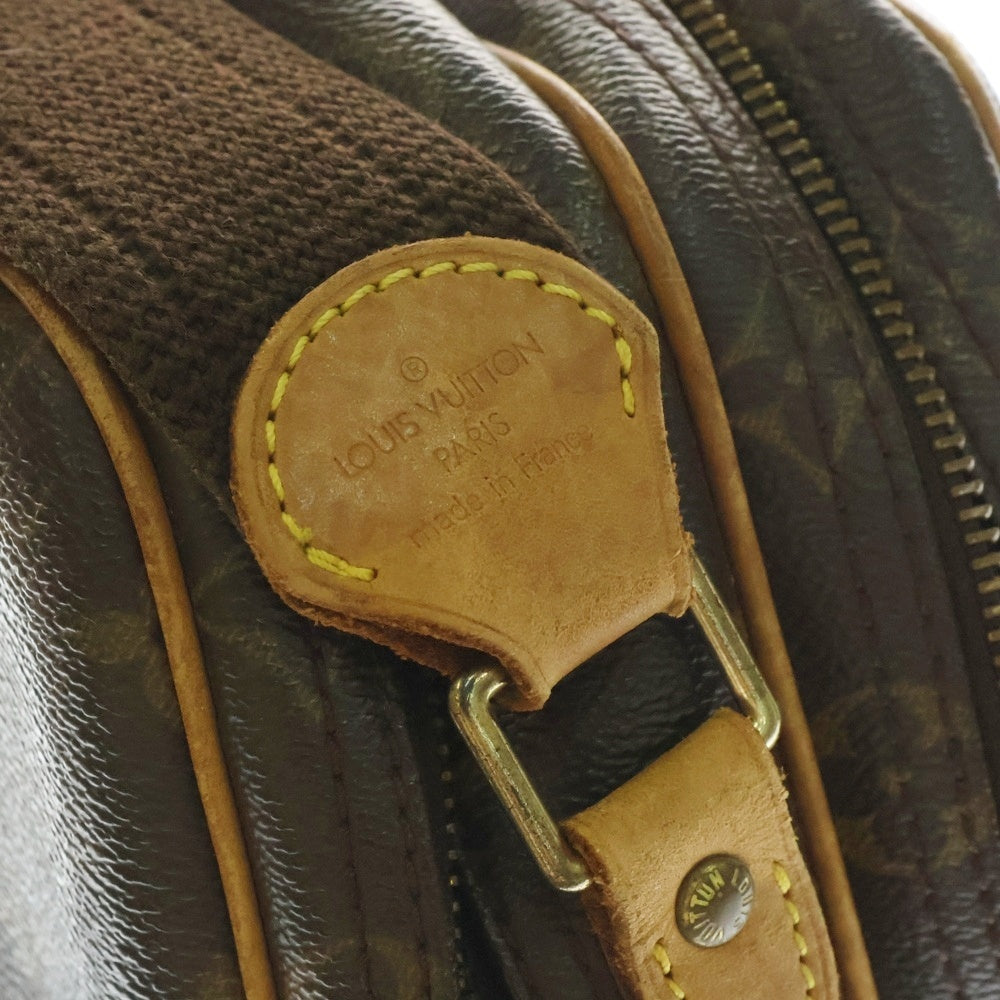 LOUIS VUITTON(ルイヴィトン) リポーターPM モノグラム PVC レザー ショルダーバッグ ゴールド金具 ブラウン M45254