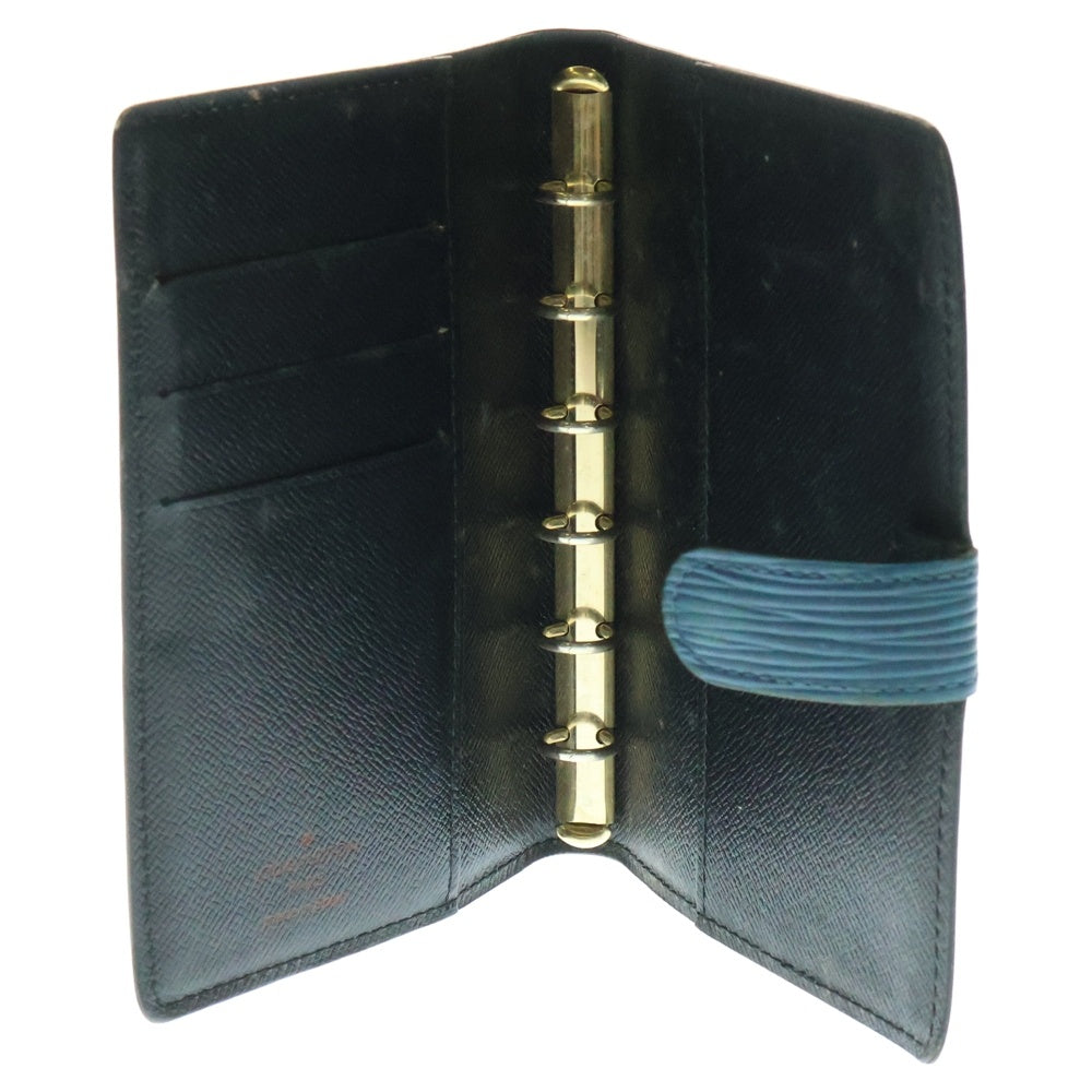 LOUIS VUITTON(ルイヴィトン) アジェンダMM エピレザー システム手帳カバー トレドブルー R20055