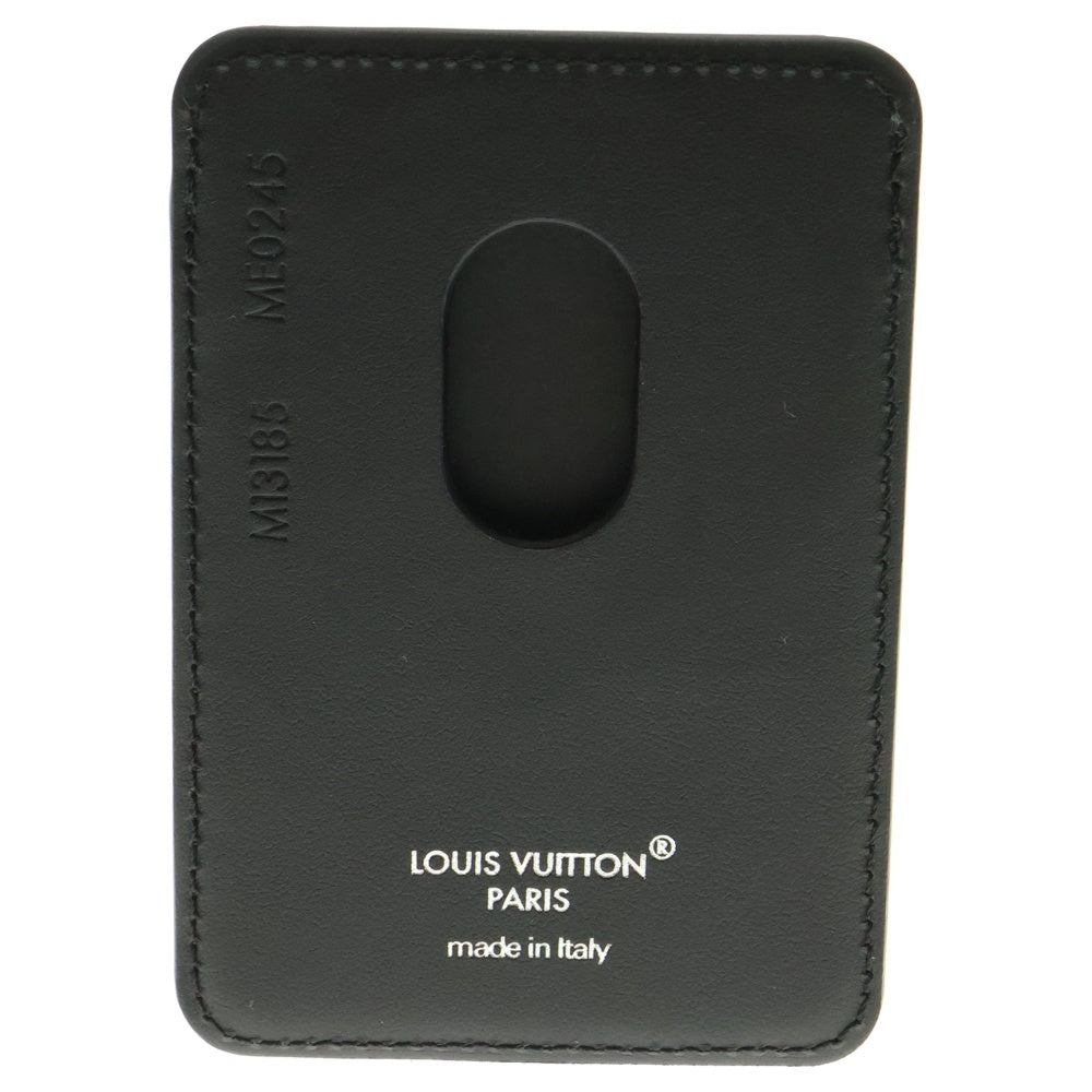 LOUIS VUITTON(ルイヴィトン) モノグラムマカサー ポルトカルトマグネット レザーカードケース パスケース 名刺入れ ブラウン M13185 レディース