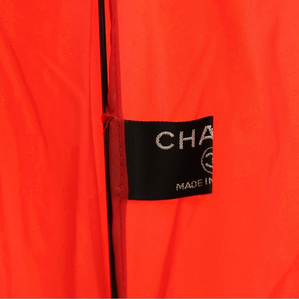 CHANEL(シャネル) ココマーク マトラッセ柄 折りたたみ傘 レッド/ブラック レディース