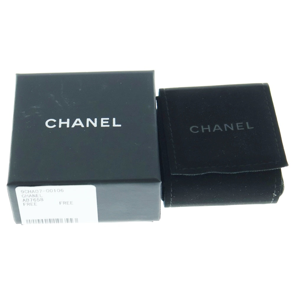 CHANEL(シャネル) ココマーク COCO ラインストーン付ロゴピアス ゴールド レディース A23V AB7658