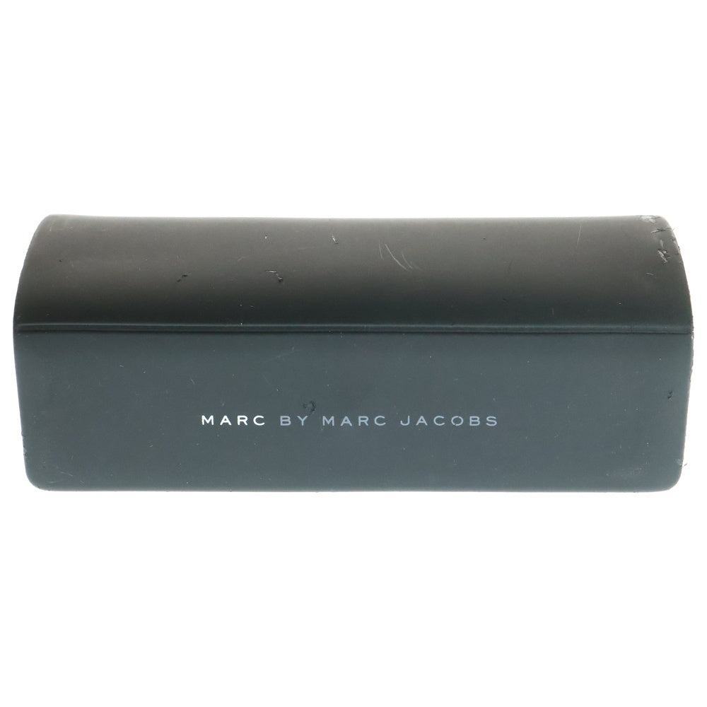 MARC BY MARC JACOBS(マーク バイ マーク ジェイコブス) テンプルロゴ プリント ボストンフレーム カラーレンズ サングラス メガネ 眼鏡 アイウェア ホワイト/ブラック