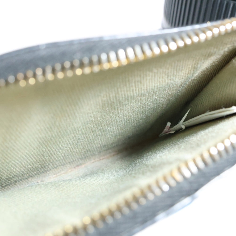 MARNI(マルニ) フラグメントケース カードケース 名刺入れ 小物入れ ブルー×グレー レザー ゴールド金具