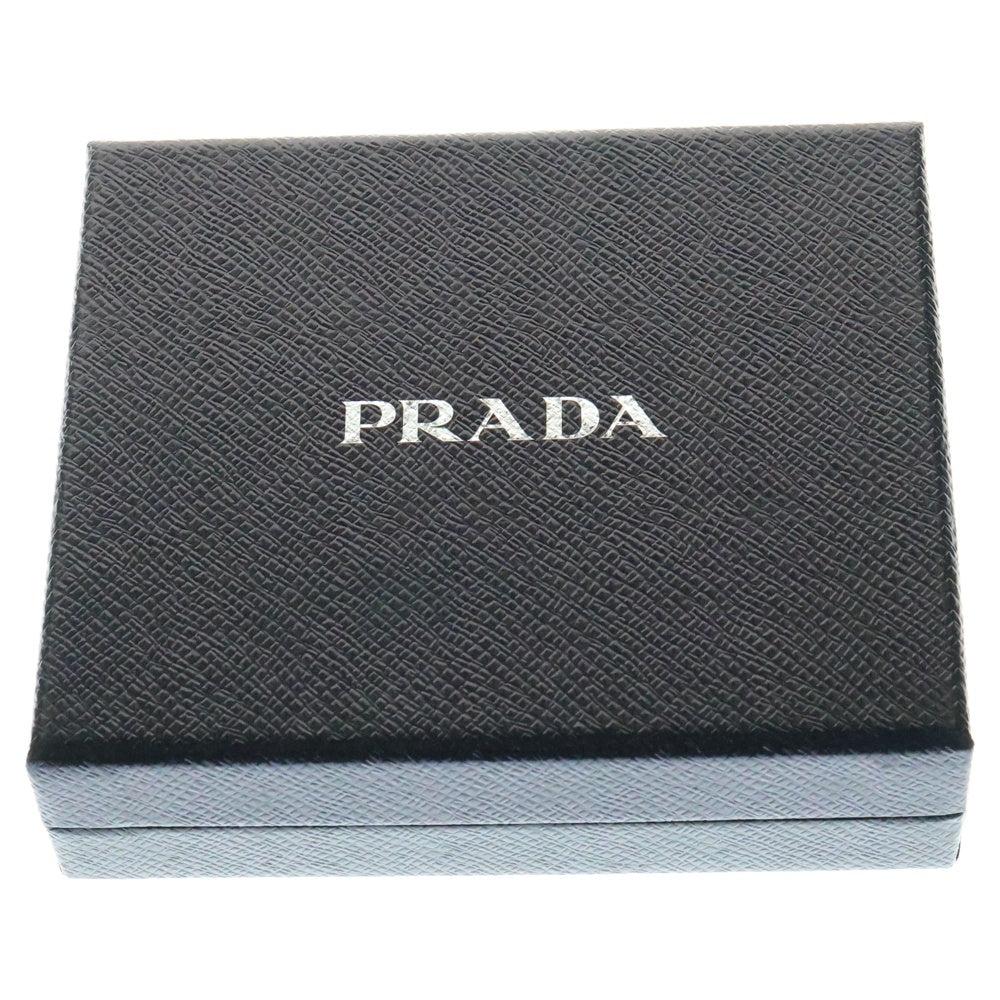 PRADA(プラダ) サフィアーノ コンパクトウォレット 二つ折り財布 コインケース ブルー ゴールド金具 レザー 1M0204