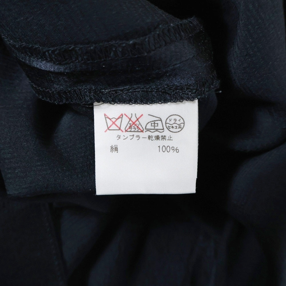 ROPE(ロペ) インナー付ノースリーブシルクワンピース ブラック レディース
