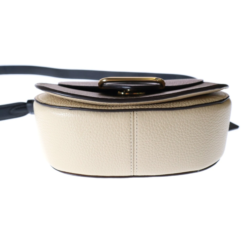 COACH(コーチ) モーガン サドル シグネチャー ショルダーバッグ ショルダーポシェット ブラウン×ベージュ×ブラック ゴールド金具 CE565