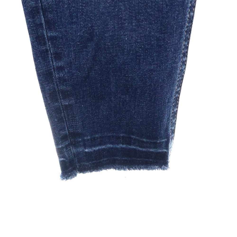 rienda(リエンダ) ウォッシュ加工 ハイライズ スリムスキニー ストレッチ デニムパンツ ジーンズ インディゴ レディース