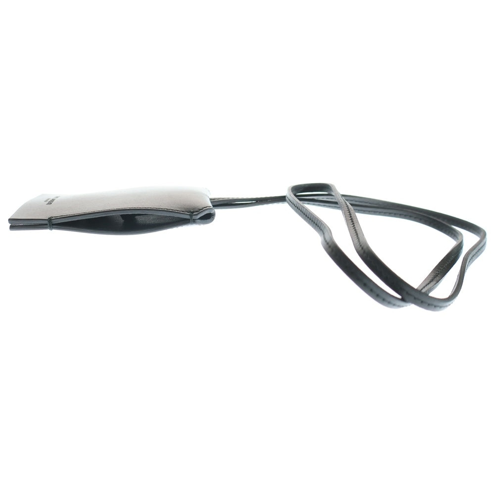 SAINT LAURENT PARIS(サンローランパリ) クロシェット キーリング キーケース ブラック レザー