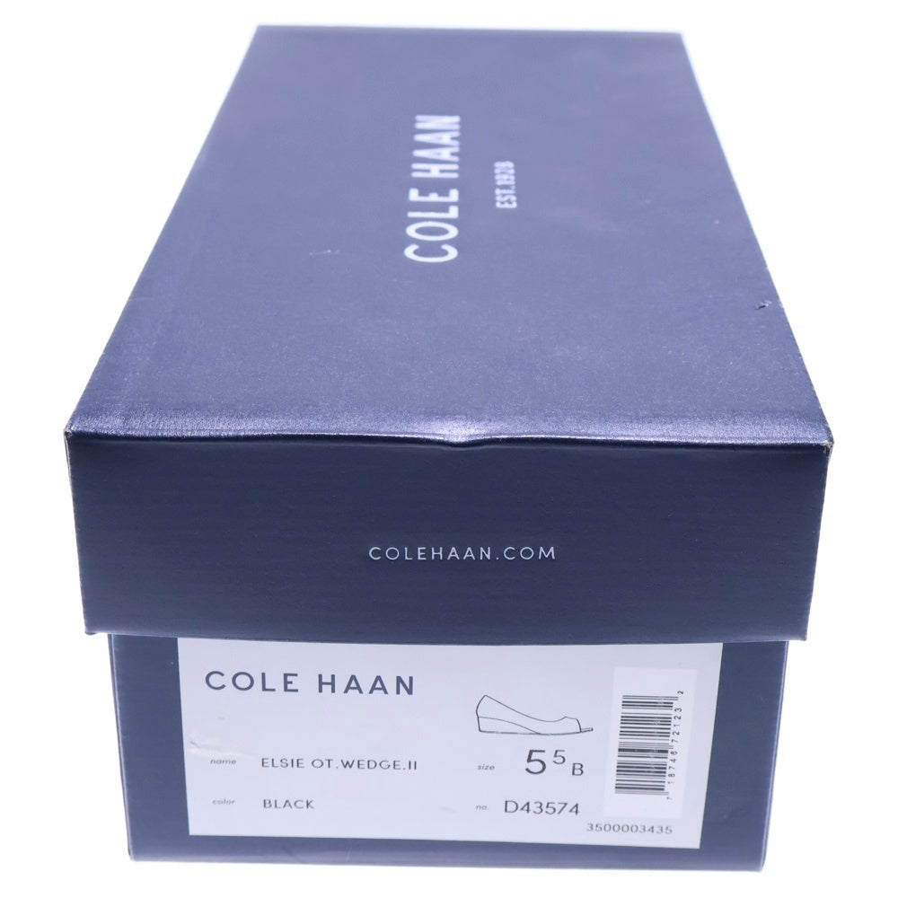 COLE HAAN(コール ハーン) パンプス シューズ ブラック×ブラウン レザー レディース