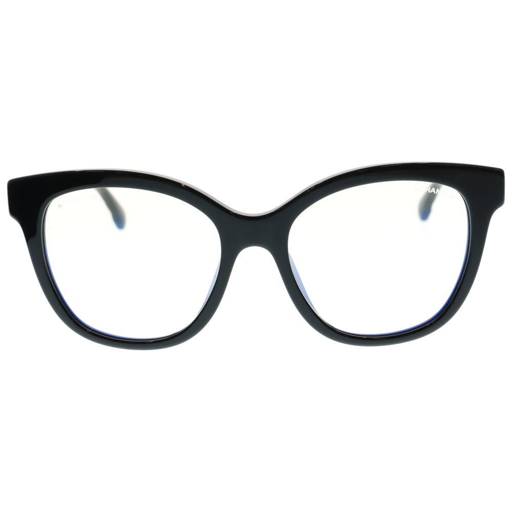 CHANEL(シャネル) マトラッセ クリアレンズサングラス ブラックフレーム クリアレンズ 53□17 3442-S-A