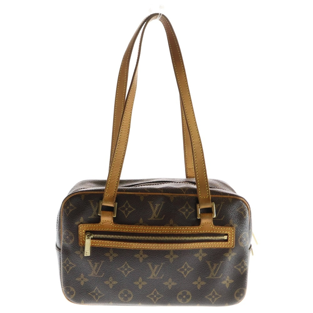 LOUIS VUITTON(ルイヴィトン) モノグラム シテGM レザートートバッグ ブラウン M51181
