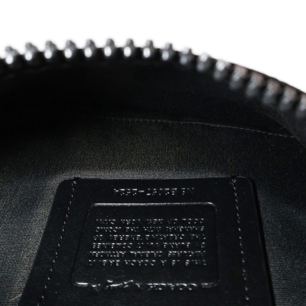 COACH(コーチ) ×Guang Yu グワンユー レザーベルトバッグ ボディバッグ ショルダーバッグ ブラック×レッド