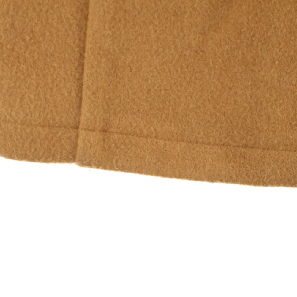 DANTON(ダントン) ロゴワッペン付 フーデッドウールコート キャメル