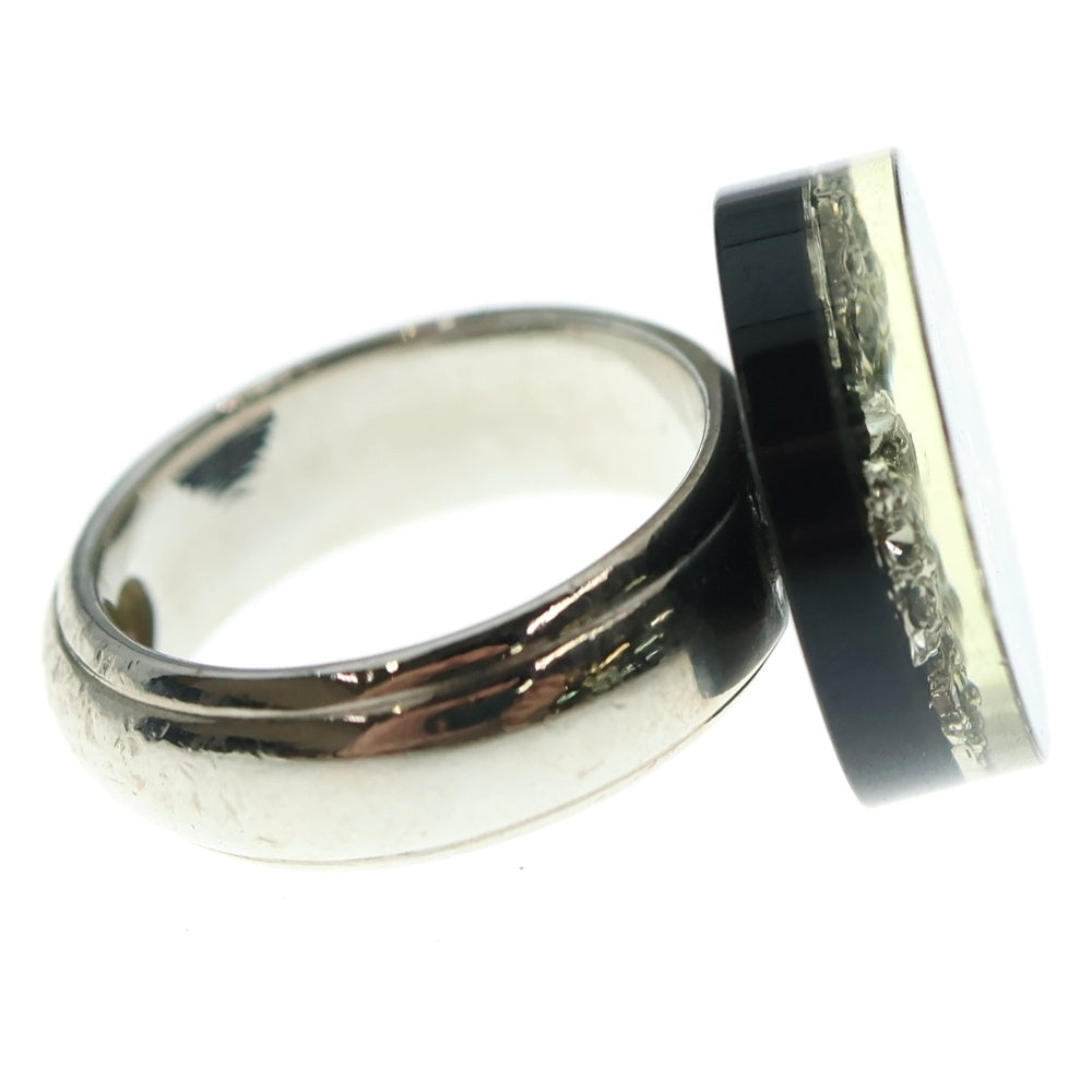 CHANEL(シャネル) ココマーク ラインストーン リボン リング 指輪