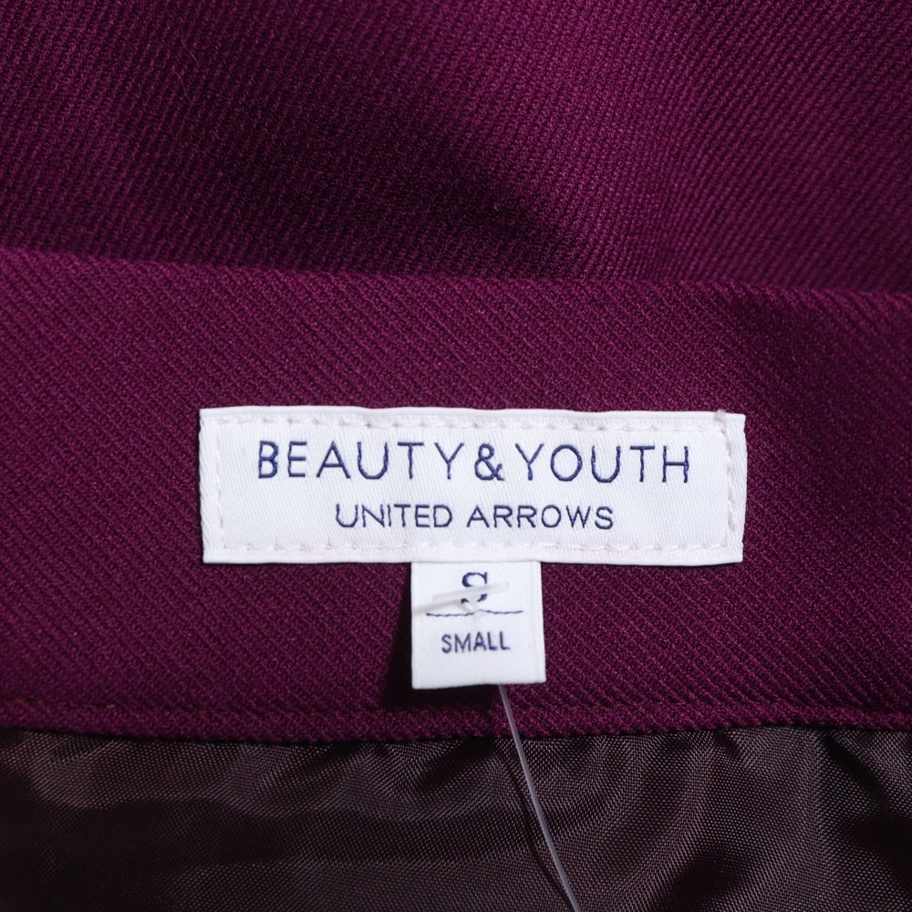 BEAUTY&YOUTH UNITED ARROWS(ビューティーアンドユースユナイテッドアローズ) レーヨン ロング フレアスカート パープル レディース