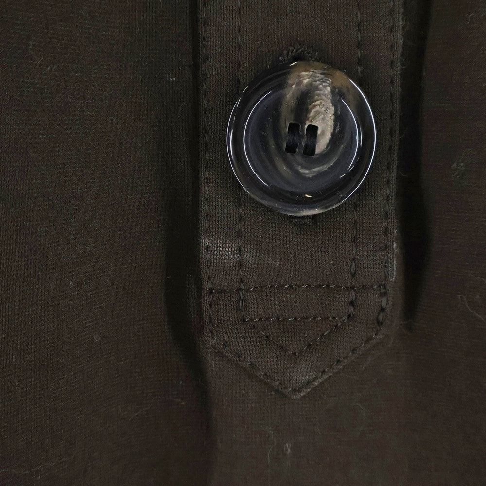 BURBERRY BLUE LABEL(バーバリーブルーレーベル) ノバチェック柄切り替え ワンポイントロゴ刺繍 コットン パフスリーブ 半袖 ポロシャツ ワンピース ブラウン レディース FM506-158-50