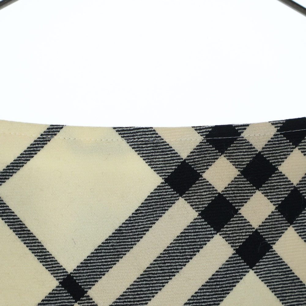 BURBERRY BLUE LABEL(バーバリーブルーレーベル) チェックウールスカート ベージュ レディース