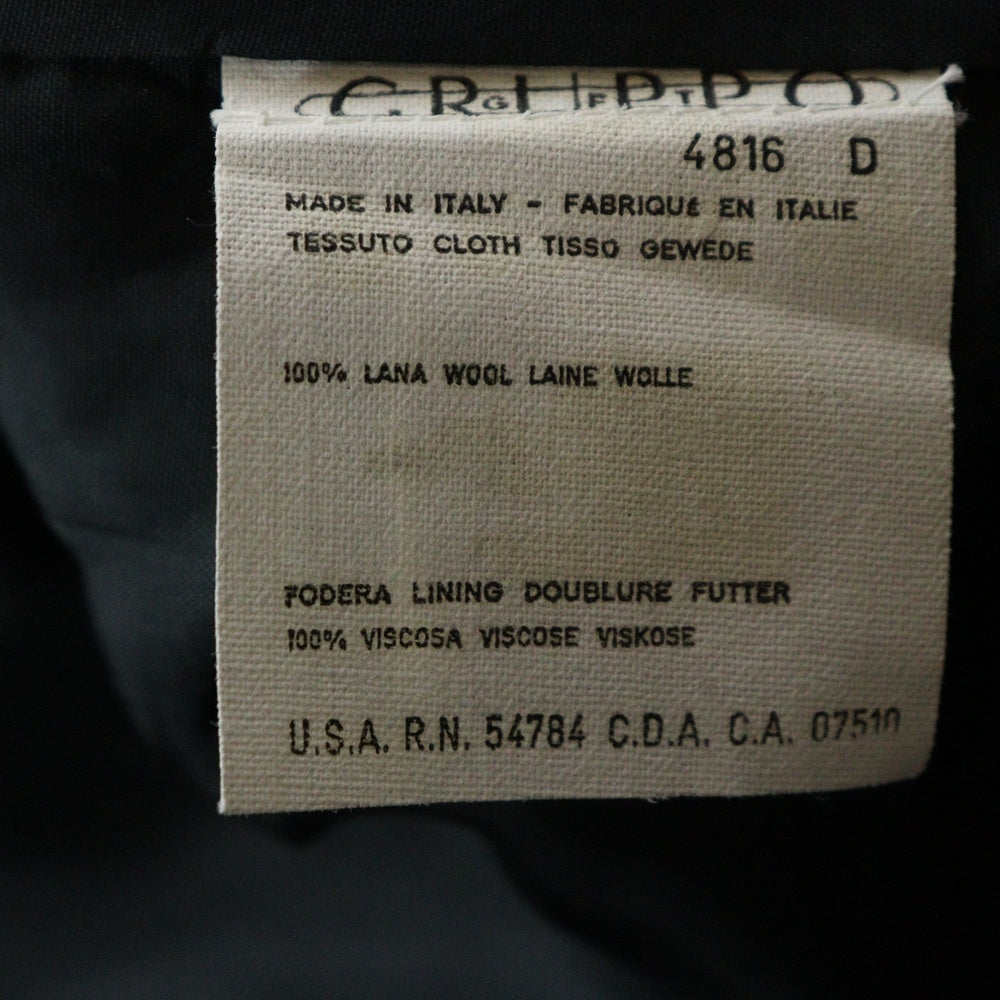 MANI(マーニ) タータンチェック ウールダブルテーラードジャケット ブラウン レディース