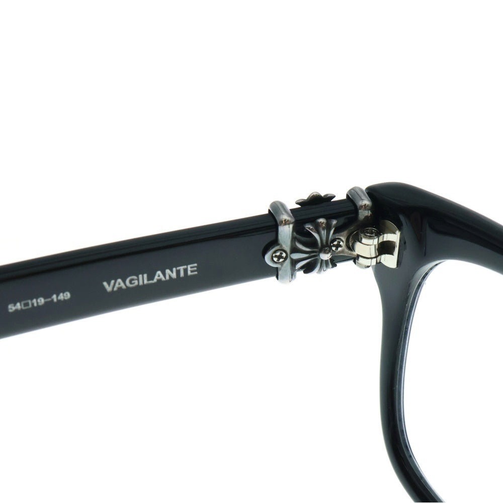 CHROME HEARTS(クロムハーツ) VAGILANTE CHプラステンプル サングラス アイウェア メガネ ブラック