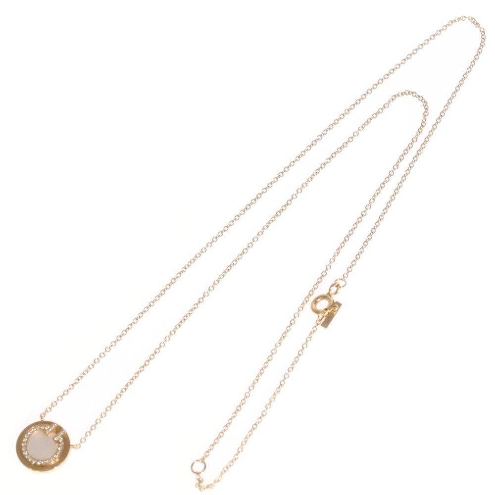 TIFFANY&Co(ティファニー) Tトゥ サークル マザーオブパール ダイヤ ネックレス ペンダント ピンクゴールド K18PG 3.3g