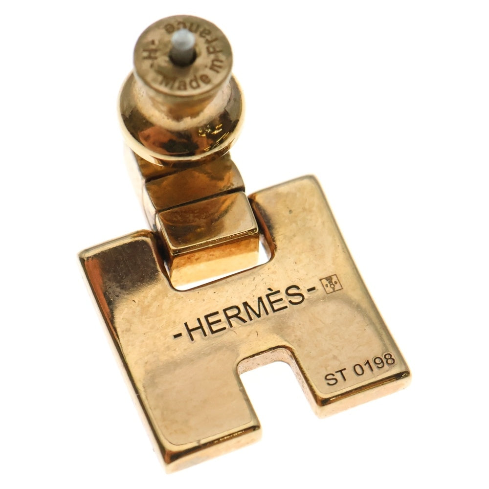 HERMES(エルメス) アイリーン Hロゴ ピアス ピンク
