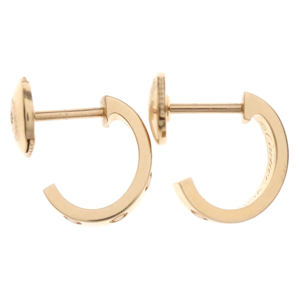 Cartier(カルティエ) ミニラブ LOVE 両耳用ピアス K18PG ピンクゴールド レディース