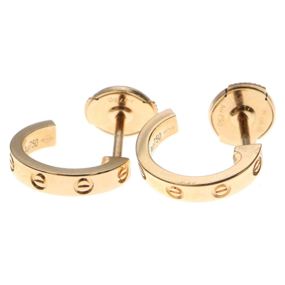 Cartier(カルティエ) ミニラブ LOVE 両耳用ピアス K18PG ピンクゴールド レディース
