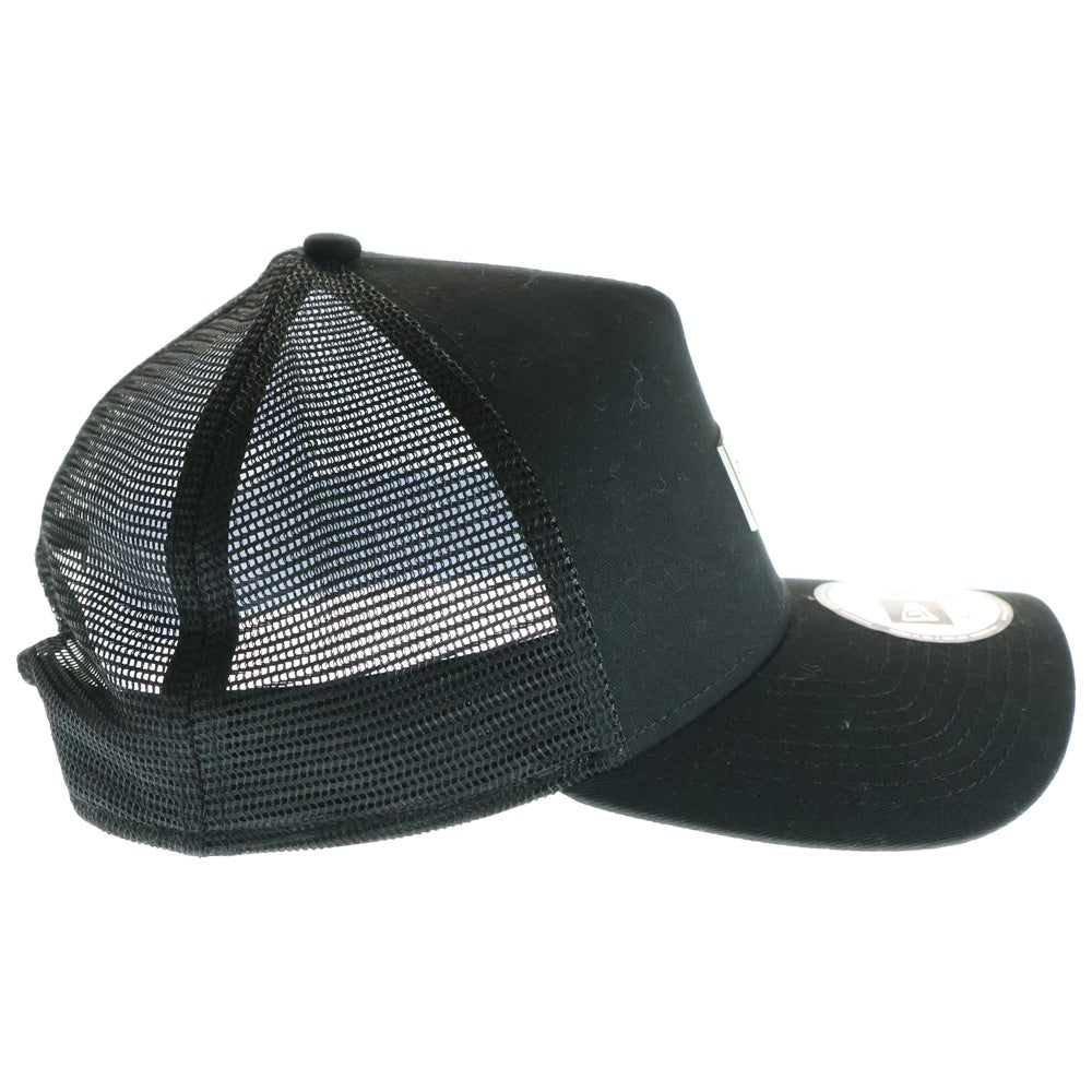 NEW ERA(ニューエラ) メタルロゴプレート 5パネル メッシュ ベースボールキャップ 帽子 ブラック